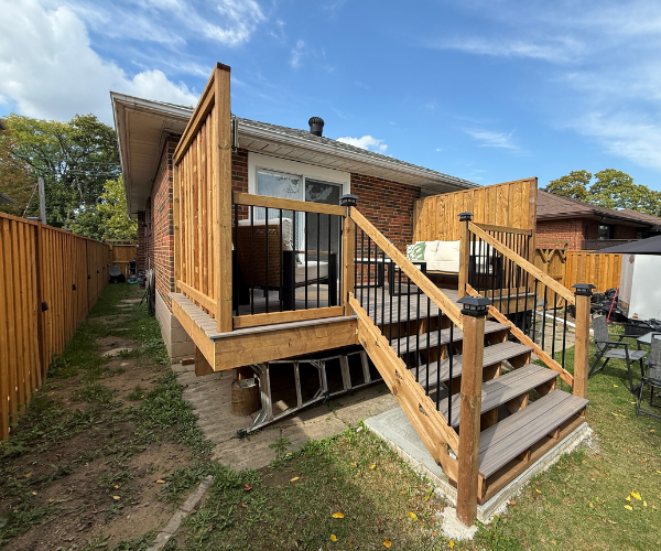 Etobicoke, Bungalow - Completed Side Patio AFTER