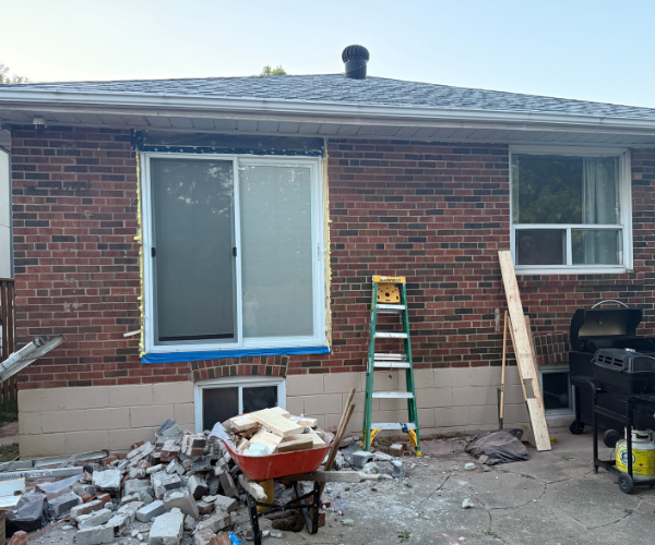Heavy-duty pressure treated deck joist framing built strictly to Ontario Building Code.